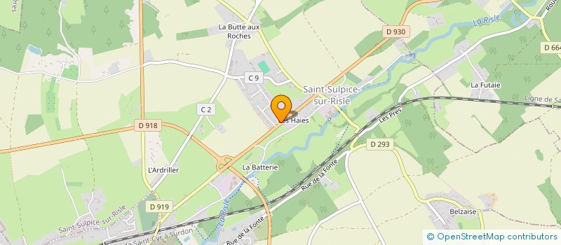 localisation de l'entreprise MADAME ADELINE TROADEC à SAINT-SULPICE-SUR-RISLE
