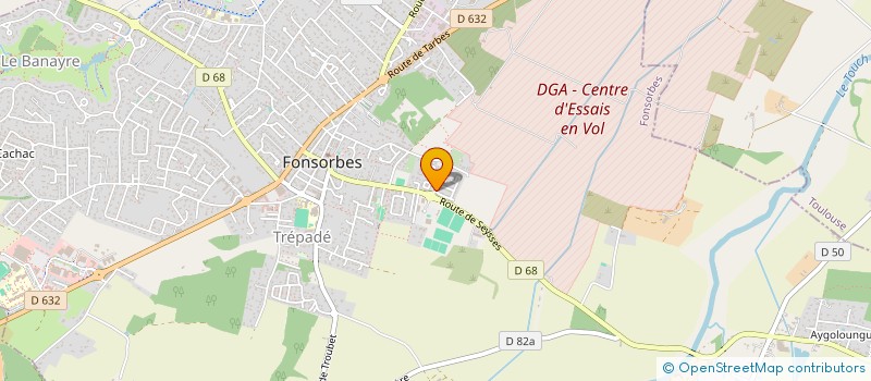 localisation de l'entreprise MADAME ADELINE VALGRESY  FONSORBES