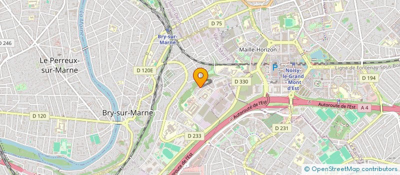 localisation de l'entreprise MADAME ADELINE VAXELAIRE  BRY-SUR-MARNE