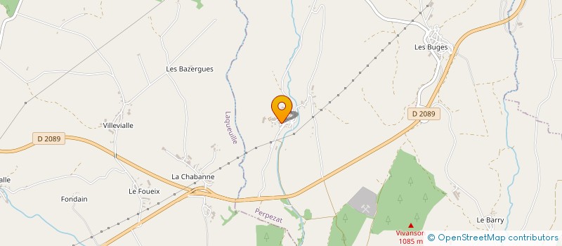 localisation de l'entreprise MADAME ADELINE VEDRINE  PERPEZAT