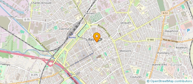 localisation de l'entreprise MADAME ADELINE VENGUD  REIMS