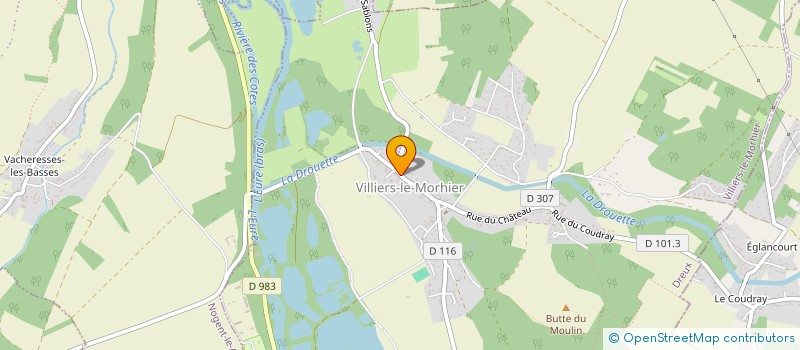 localisation de l'entreprise MADAME ADELINE VEYER à VILLIERS-LE-MORHIER