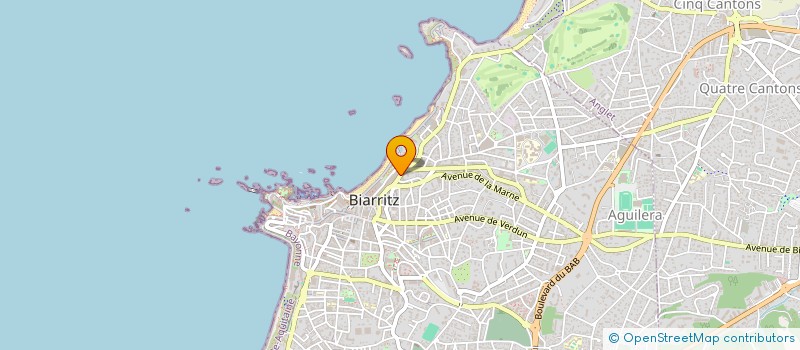 localisation de l'entreprise MADAME ADELINE VEZINET à BIARRITZ