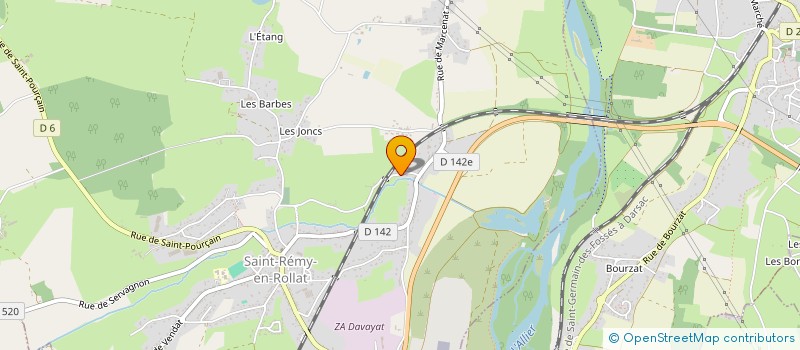 localisation de l'entreprise MADAME ADELINE VIAL  SAINT-GERMAIN-DES-FOSSES