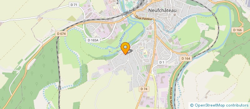 localisation de l'entreprise MADAME ADELINE VORANGER  NEUFCHATEAU