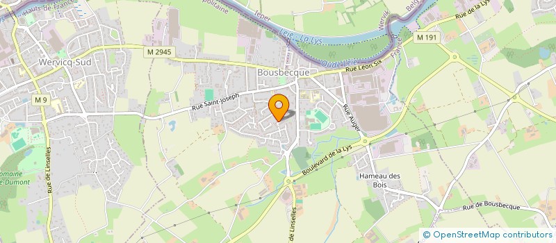 localisation de l'entreprise MADAME ADELINE WAGNON  BOUSBECQUE