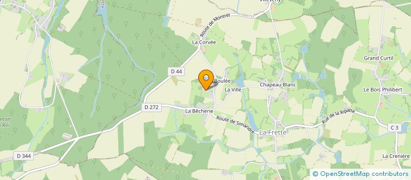 localisation de l'entreprise MADAME ADELINE WALENNE  LA FRETTE