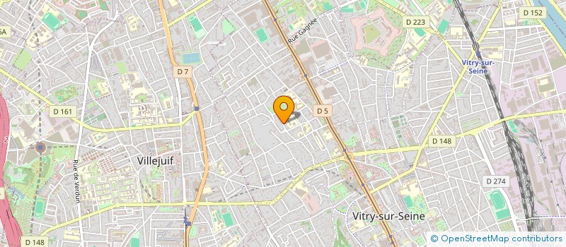 localisation de l'entreprise MADAME ADELINE WANG à VITRY-SUR-SEINE