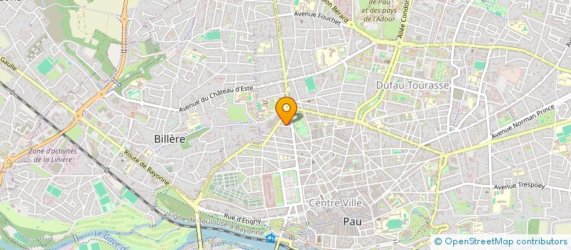 localisation de l'entreprise MADAME ADELINE WINISDOERFFER à PAU