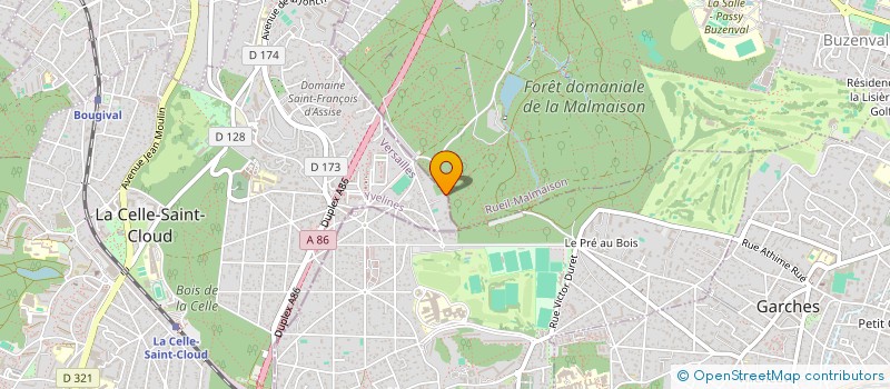 localisation de l'entreprise MADAME ADELINE WOHLHUTER  LA CELLE-SAINT-CLOUD