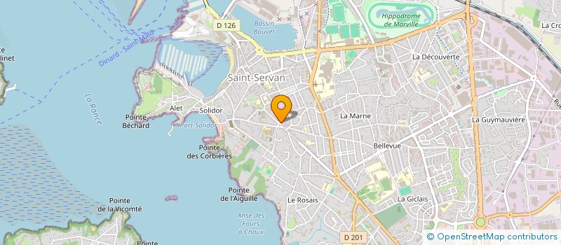 localisation de l'entreprise MADAME ADELINE WOIRIN  SAINT-MALO