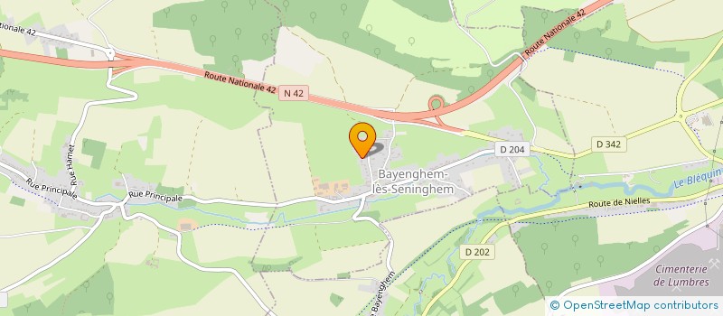 localisation de l'entreprise MADAME ADELINE WUILBAUT  BAYENGHEM-LES-SENINGHEM