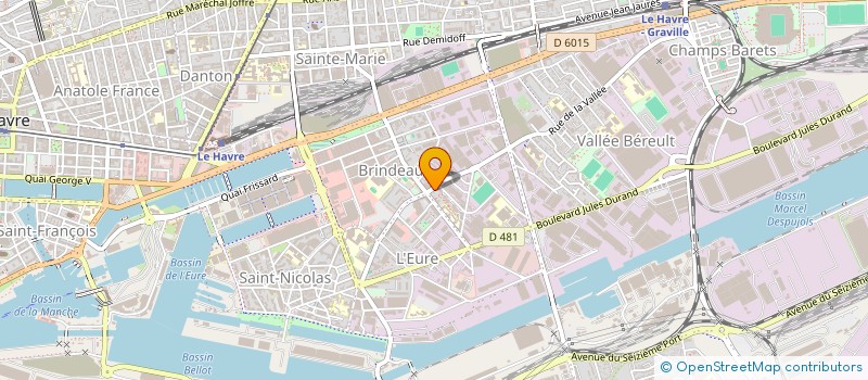 localisation de l'entreprise MADAME ADELINE ZAROUAL à LE HAVRE