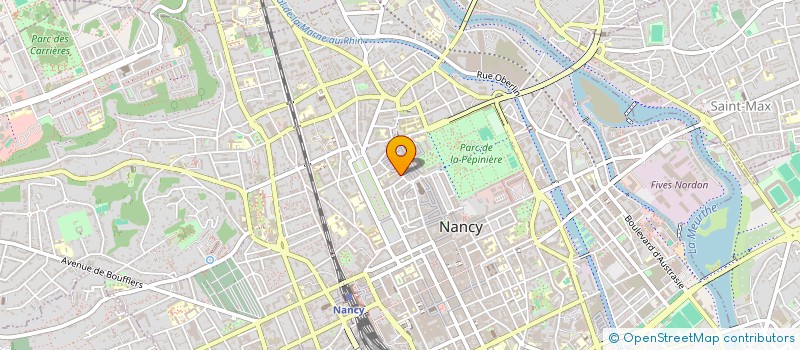 localisation de l'entreprise MADAME ADELINE ZIMMERMANN  NANCY