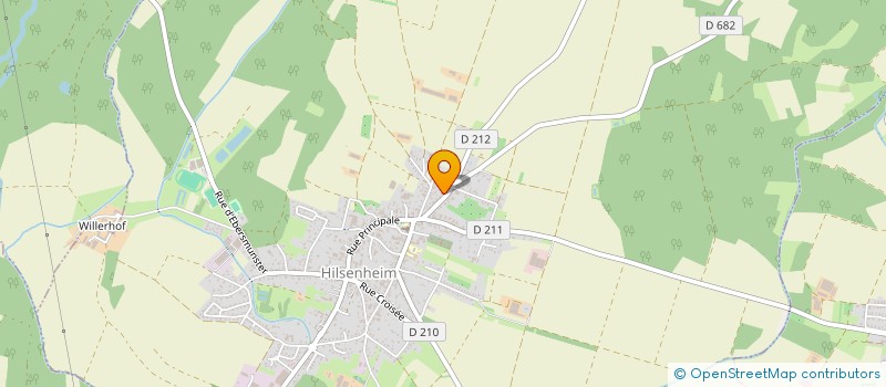 localisation de l'entreprise MADAME ADELYA ABDURAZAKOVA  HILSENHEIM