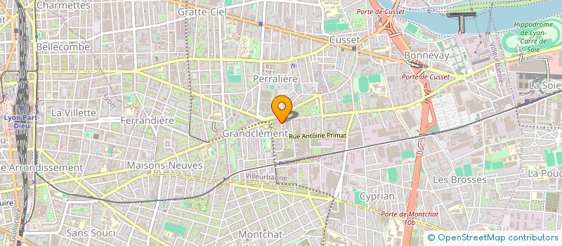 localisation de l'entreprise MADAME ADELYNE CASO  VILLEURBANNE