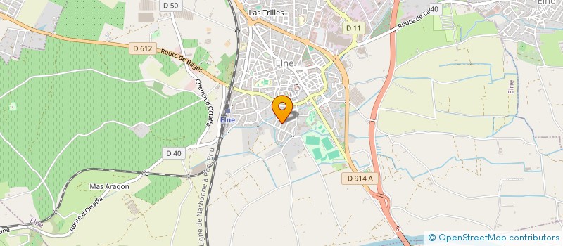 localisation de l'entreprise MADAME ADELYNE DOUJON à ELNE