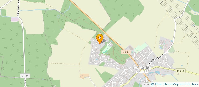 localisation de l'entreprise MADAME ADEOMI JAMES  LE CHATELET-EN-BRIE