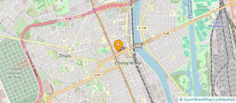 localisation de l'entreprise MADAME ADESUWA ENOBAKHARE  CHOISY-LE-ROI