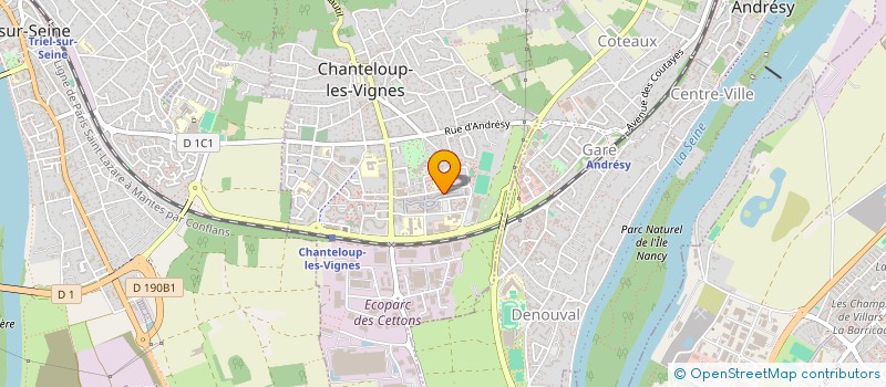 localisation de l'entreprise MADAME ADIARATOU TRAORE  CHANTELOUP-LES-VIGNES