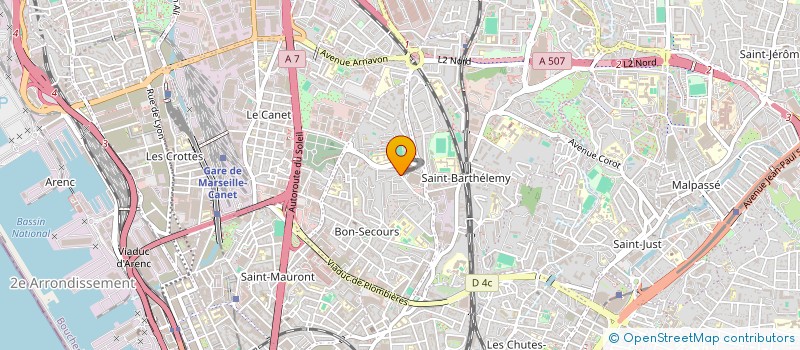 localisation de l'entreprise MADAME ADIDJA IBRAHIM à MARSEILLE