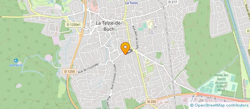 localisation de l'entreprise MADAME ADIL BENNOUR à LA TESTE-DE-BUCH