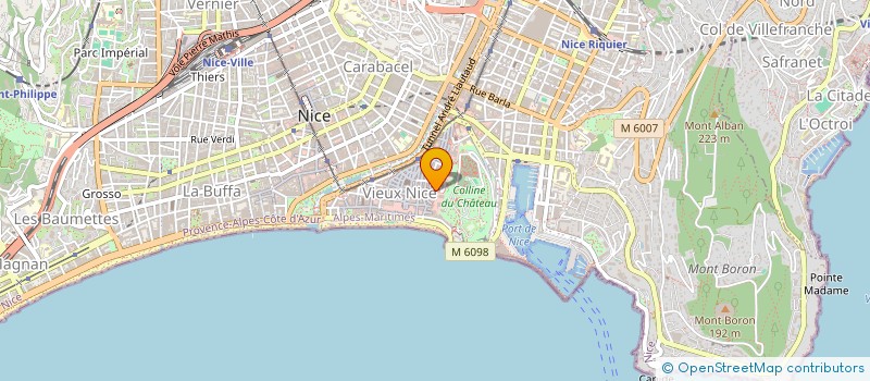 localisation de l'entreprise MADAME ADILIA ELIAS FARIAS à NICE