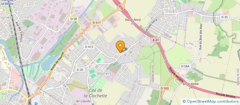 localisation de l'entreprise MADAME ADINA ANGHEL  WAZIERS