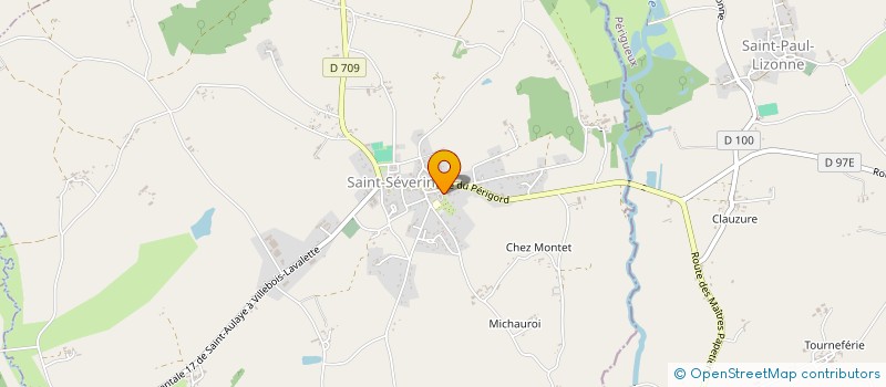 localisation de l'entreprise MADAME ADINA BAN  SAINT-SEVERIN