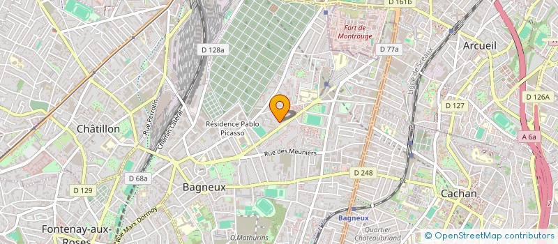 localisation de l'entreprise MADAME ADINA CAMPAN  BAGNEUX
