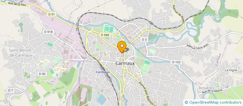 localisation de l'entreprise MADAME ADINA SANDU  CARMAUX