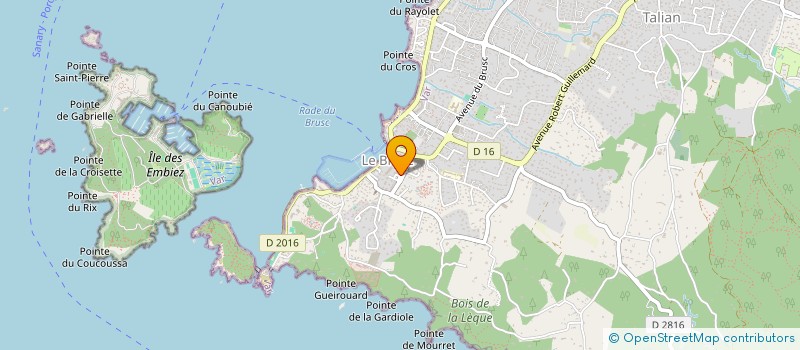 localisation de l'entreprise MADAME ADINA TUVENE à SIX-FOURS-LES-PLAGES