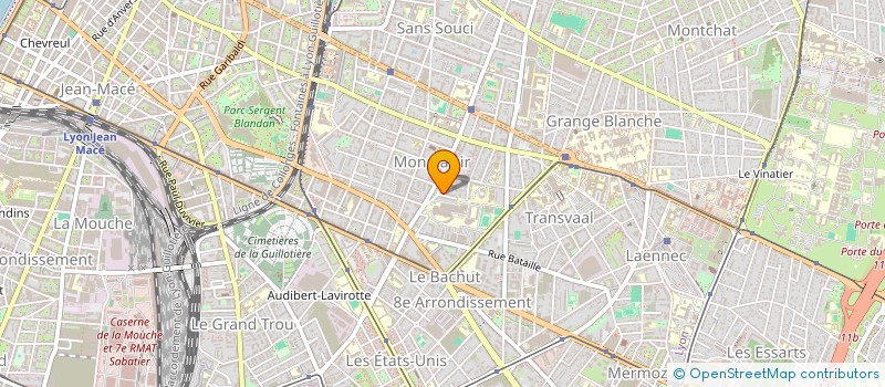 localisation de l'entreprise MADAME ADIOUMA FAYE  LYON