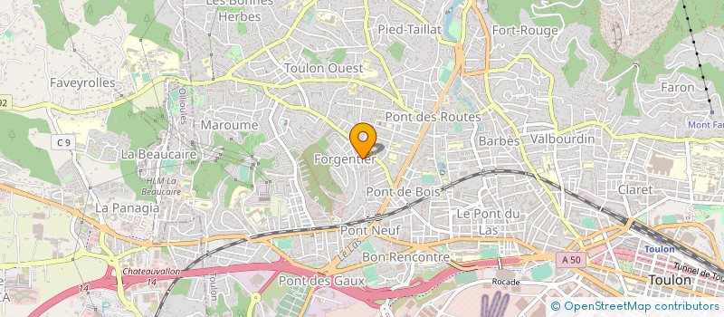 localisation de l'entreprise MADAME ADIY KEITA  TOULON