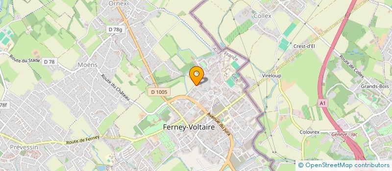 localisation de l'entreprise MADAME ADJA CISEE à FERNEY-VOLTAIRE