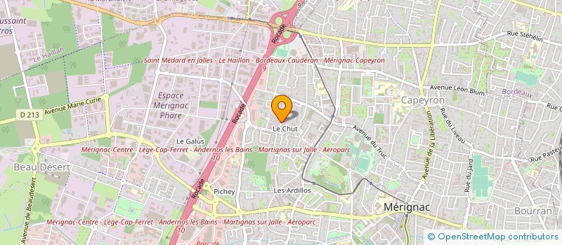 localisation de l'entreprise MADAME ADJA DRAME à MERIGNAC