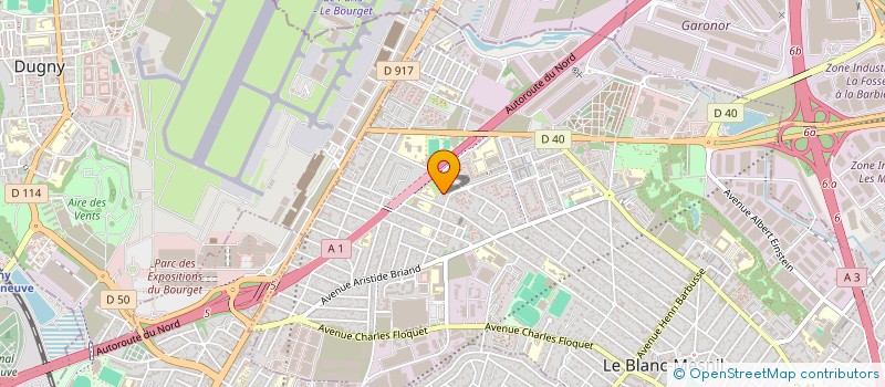 localisation de l'entreprise MADAME ADJANY DEFFIT à LE BLANC-MESNIL