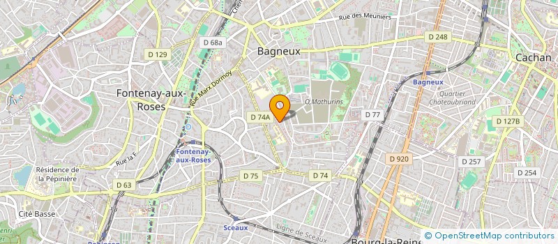 localisation de l'entreprise MADAME ADJARA DIAWARA à BAGNEUX