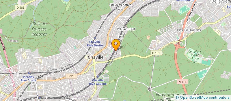 localisation de l'entreprise MADAME ADJATA CAMARA à CHAVILLE