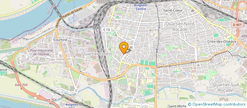 localisation de l'entreprise MADAME ADJATOUGBE AMEMASSOVOR  AVIGNON