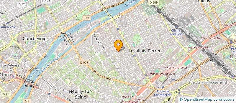 localisation de l'entreprise MADAME ADJE TANO à LEVALLOIS-PERRET