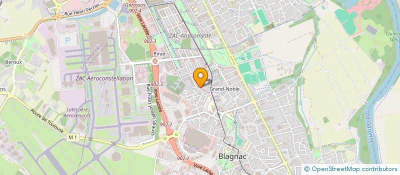 localisation de l'entreprise MADAME ADJI DIOUF à BLAGNAC