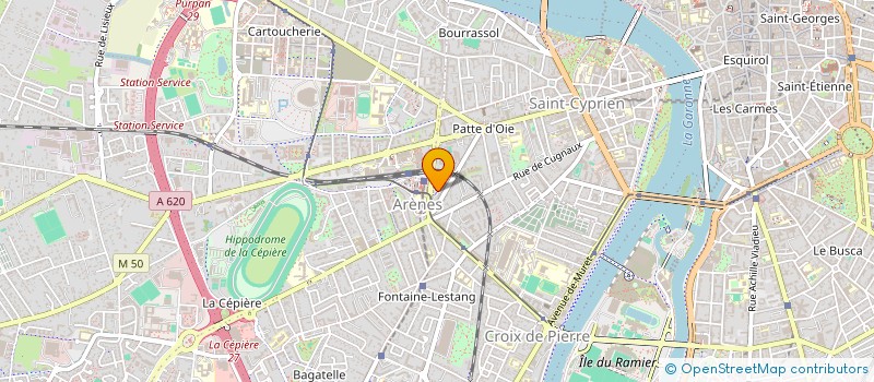 localisation de l'entreprise MADAME ADJI KASSE NDIAYE  TOULOUSE