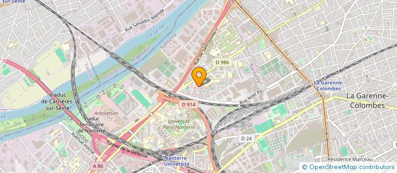 localisation de l'entreprise MADAME ADJIA BOUREMMA  NANTERRE