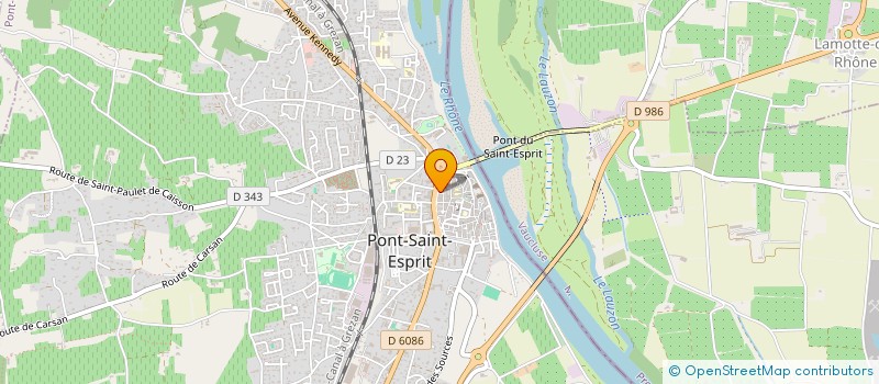 localisation de l'entreprise MADAME ADJIARA OUREYE FALL  PONT-SAINT-ESPRIT