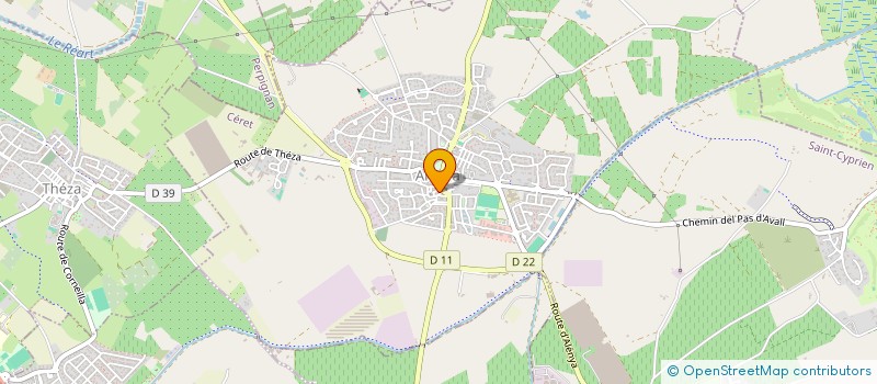 localisation de l'entreprise MADAME ADJILA BEN LOLO  CORNEILLA-DEL-VERCOL