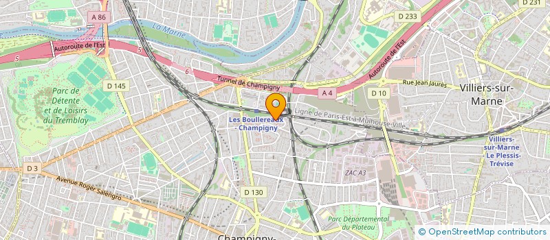 localisation de l'entreprise MADAME ADJIRA RAHEM à CHAMPIGNY-SUR-MARNE