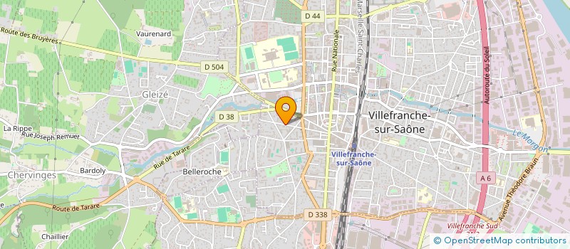 localisation de l'entreprise MADAME ADJO AGBASSOU à VILLEFRANCHE-SUR-SAONE