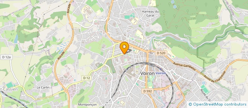 localisation de l'entreprise MADAME ADJO AMANI à VOIRON