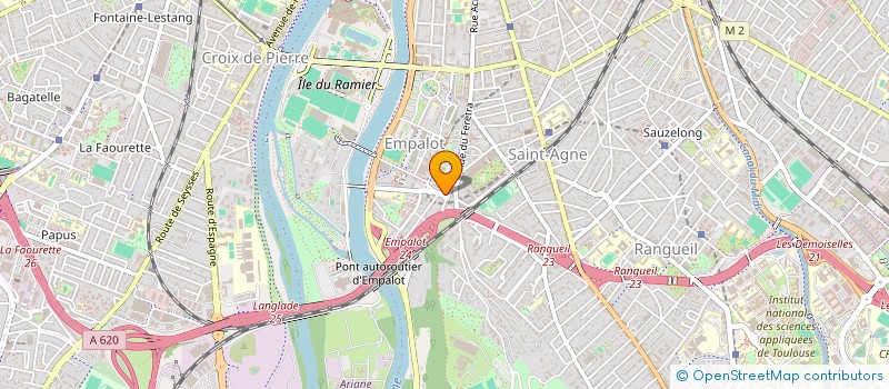 localisation de l'entreprise MADAME ADJOBA ZEADE  TOULOUSE